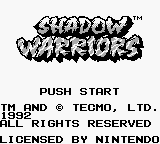 Ninja Gaiden Shadow screenshot 5 for GameBoy